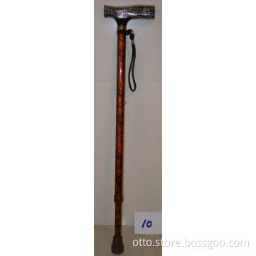 Aluminum Flower Cane With Wooden Handle